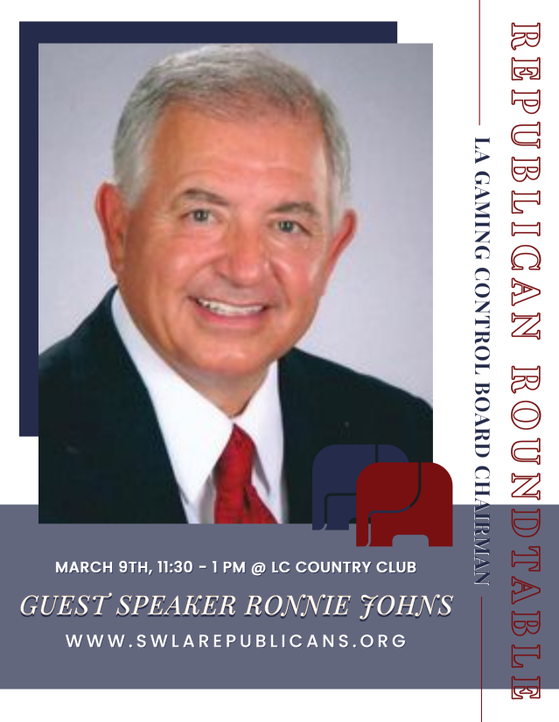 March 9th, 2023 Republican Roundtable with Ronnie Johns